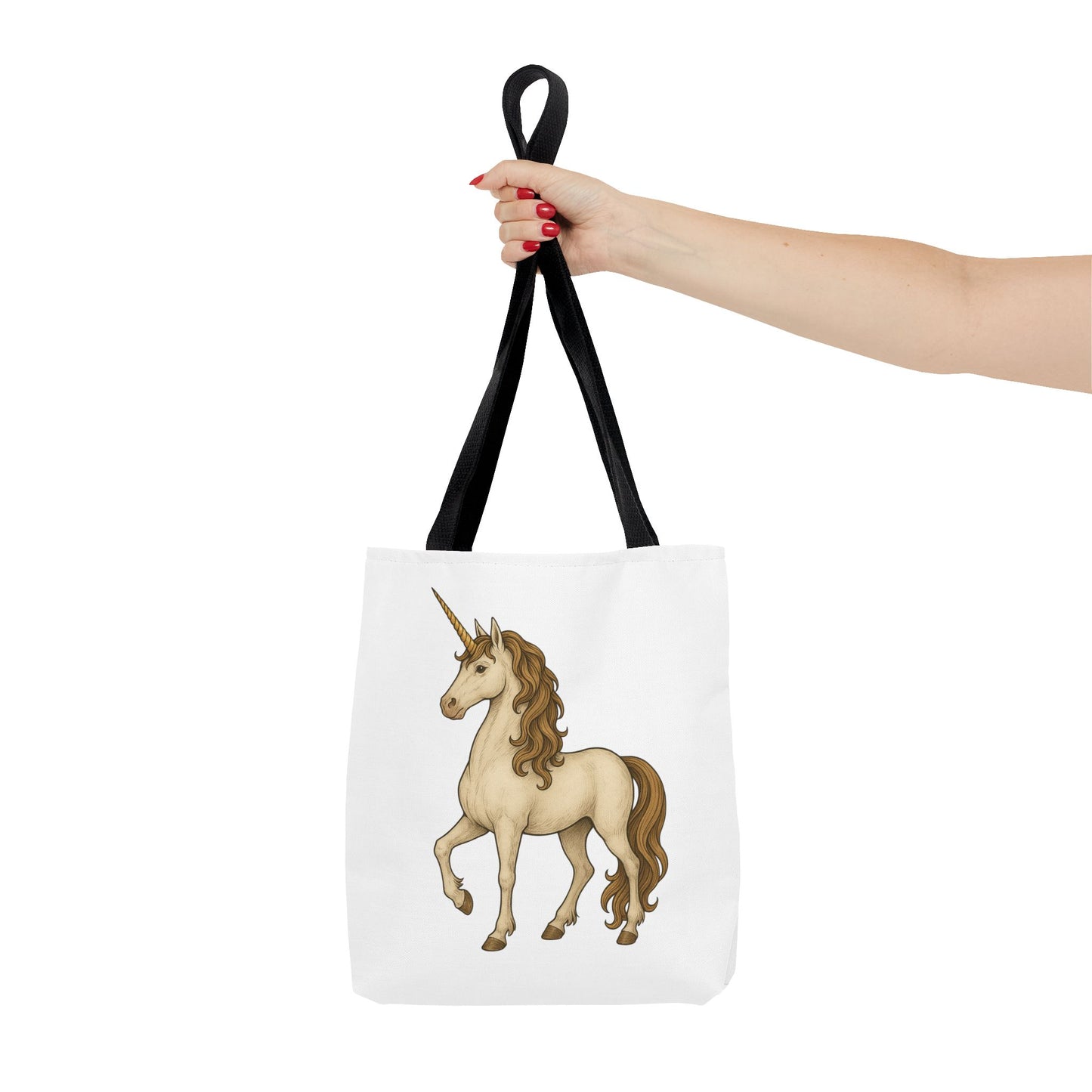 Unicorn Tote Bag, Cute Unicorn Bag, Graphic Tote for Kids, Stylish Carryall, Birthday Gift, AOP Tote, Eco-Friendly Shopping Bag
