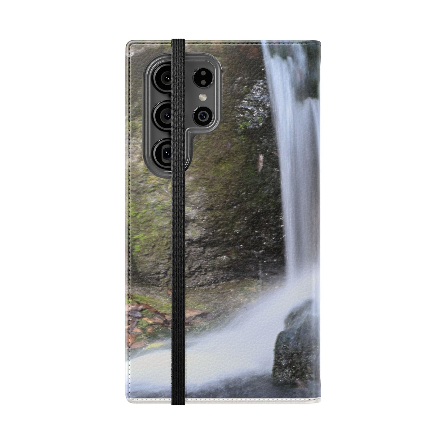 Scenic Waterfall Flip Case, Nature Phone Wallet, Eco-Friendly Phone Accessory, Gift for Nature Lovers, Travel Must-Have