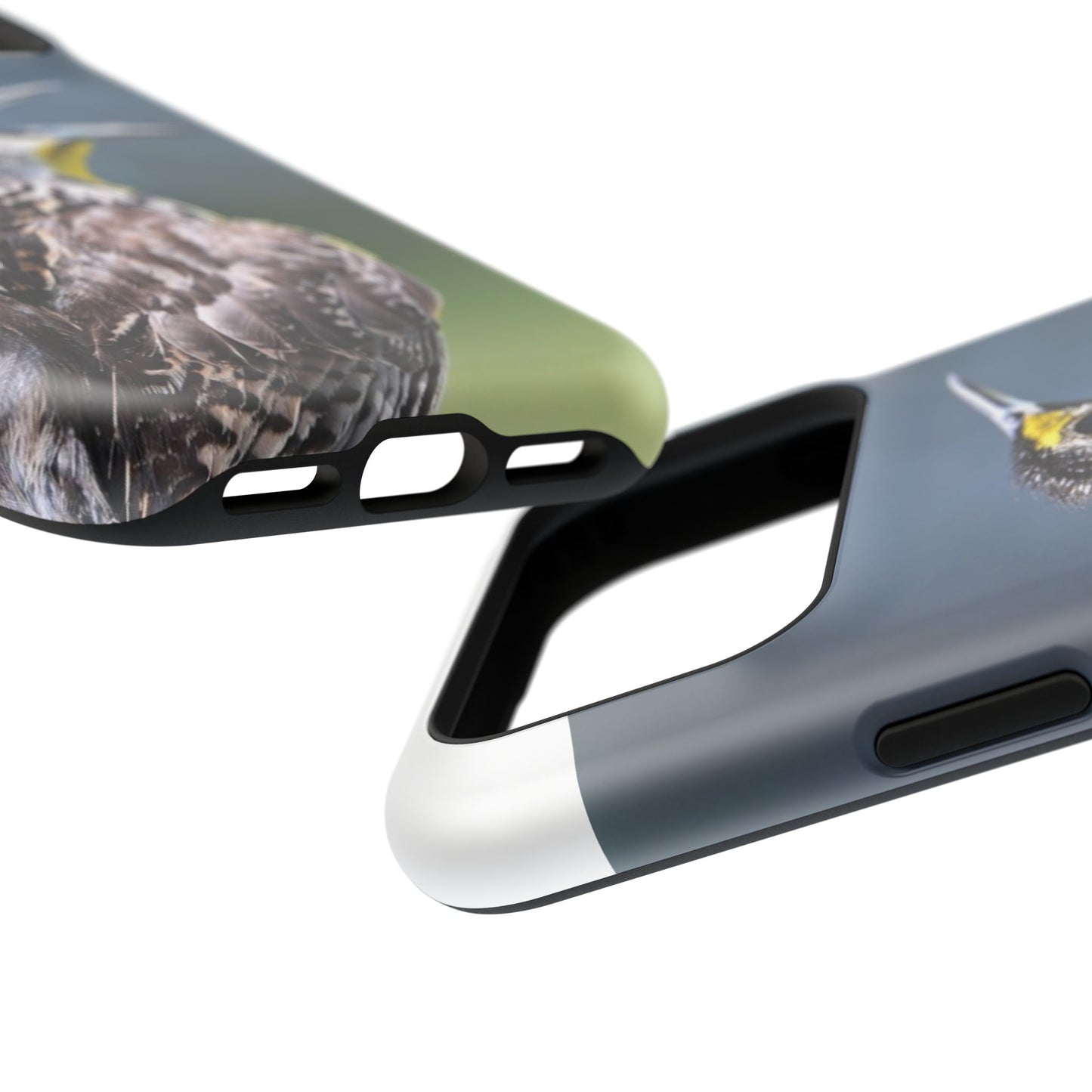 Western Meadowlark Photo Phone Case — Impact-Resistant Protective Cover