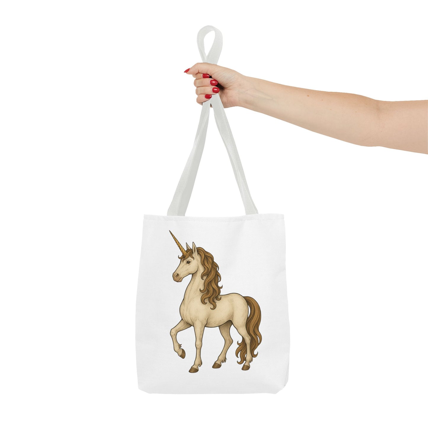 Unicorn Tote Bag, Cute Unicorn Bag, Graphic Tote for Kids, Stylish Carryall, Birthday Gift, AOP Tote, Eco-Friendly Shopping Bag