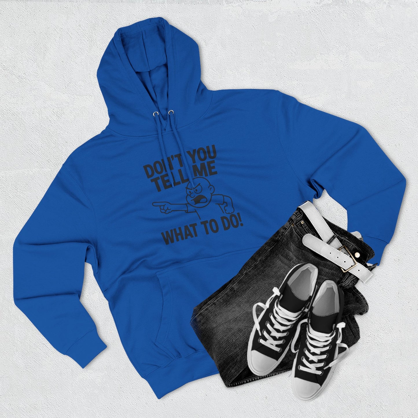 Funny Quote Fleece Hoodie, Cozy Apparel, Casual Wear, Perfect Gift for Adults, Unique Sweatshirt for Any Occasion