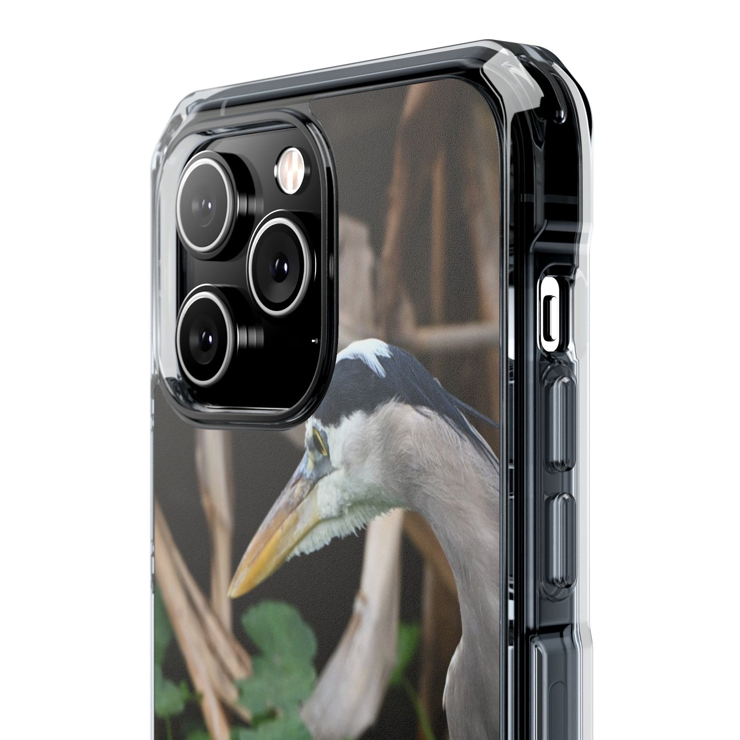 Great Blue Heron Phone Case with Clear Impact Design, Gift for Nature Lovers, Unique Phone Accessory, Protective Case, Bird Enthusiast Gift