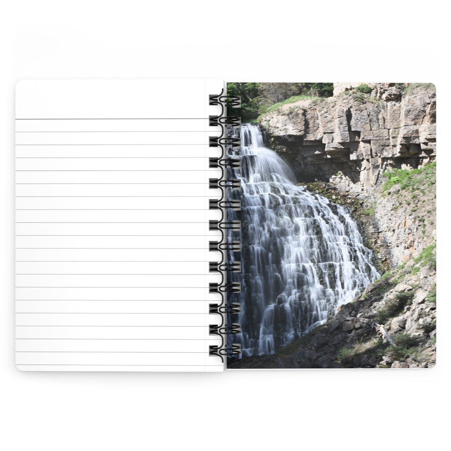 Serene Nature Spiral Journal | Write More Notebook for Nature Lovers, Journaling, Mindfulness, Gifts, Eco-Friendly Stationery