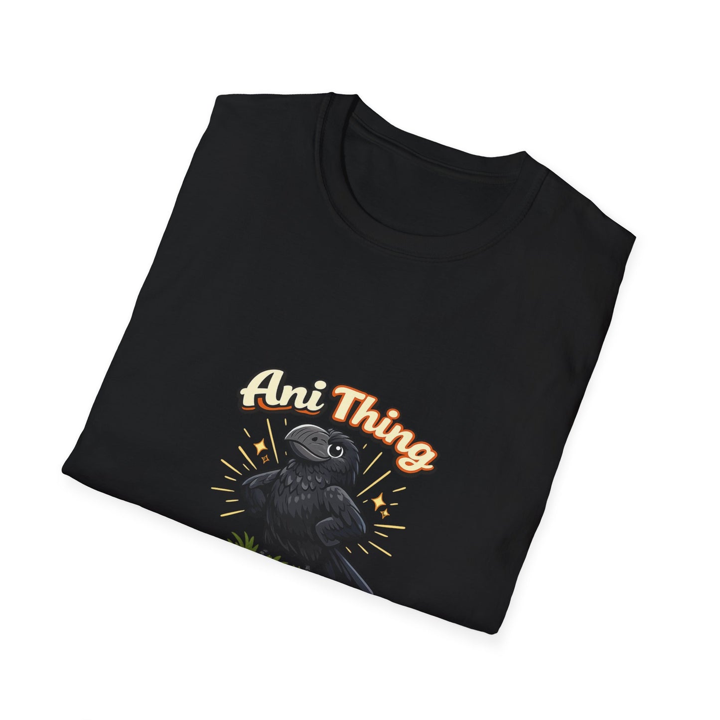 Crow Enthusiasm T-Shirt — "Any Thing Is Possible" Retro Graphic