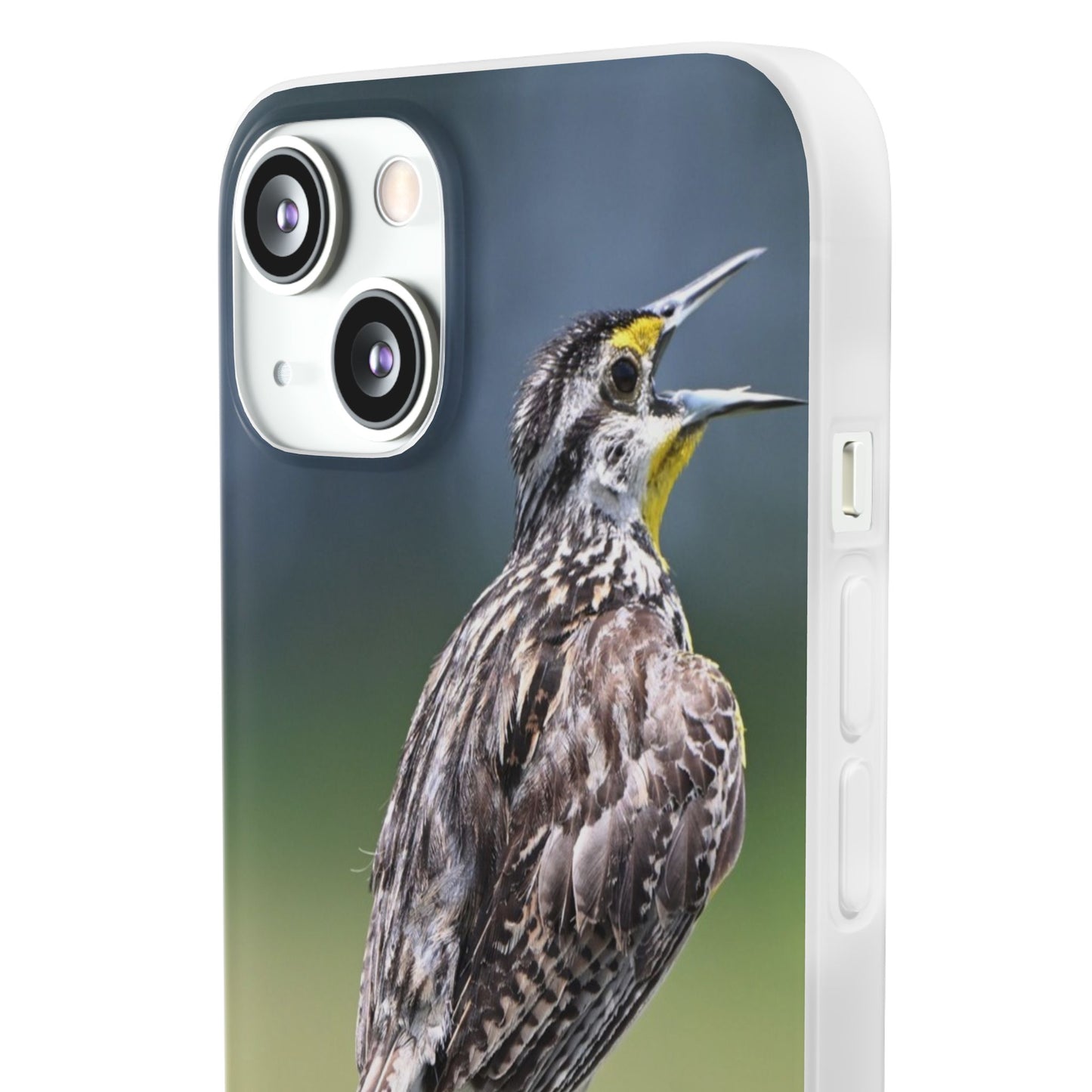 Singing Meadowlark Phone Case – Nature Bird Photo Flexi Case