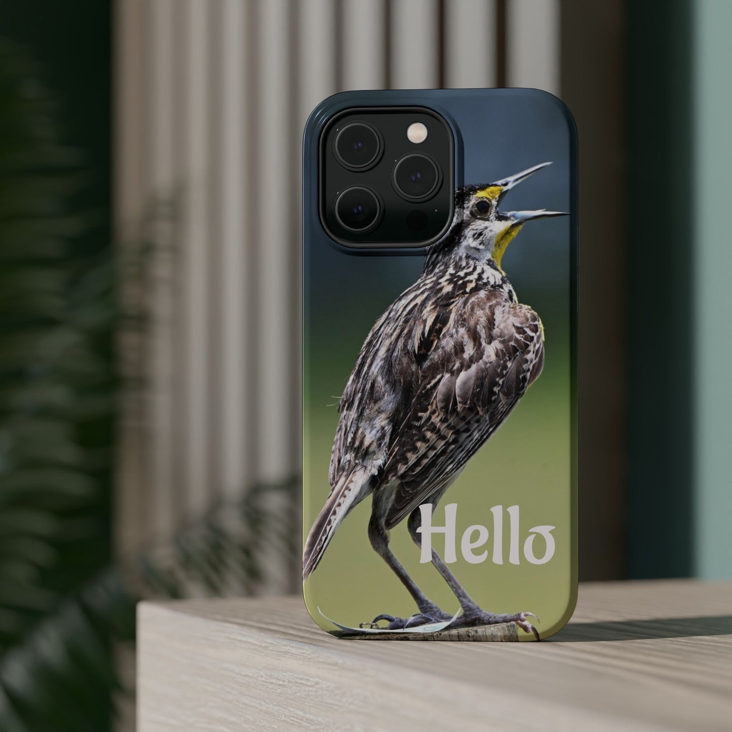Bird-Themed Magnetic Tough Cases with 'Hello', Stylish Phone Protectors, Gifts for Nature Lovers, Birdwatching Accessories, Wildlife [...]