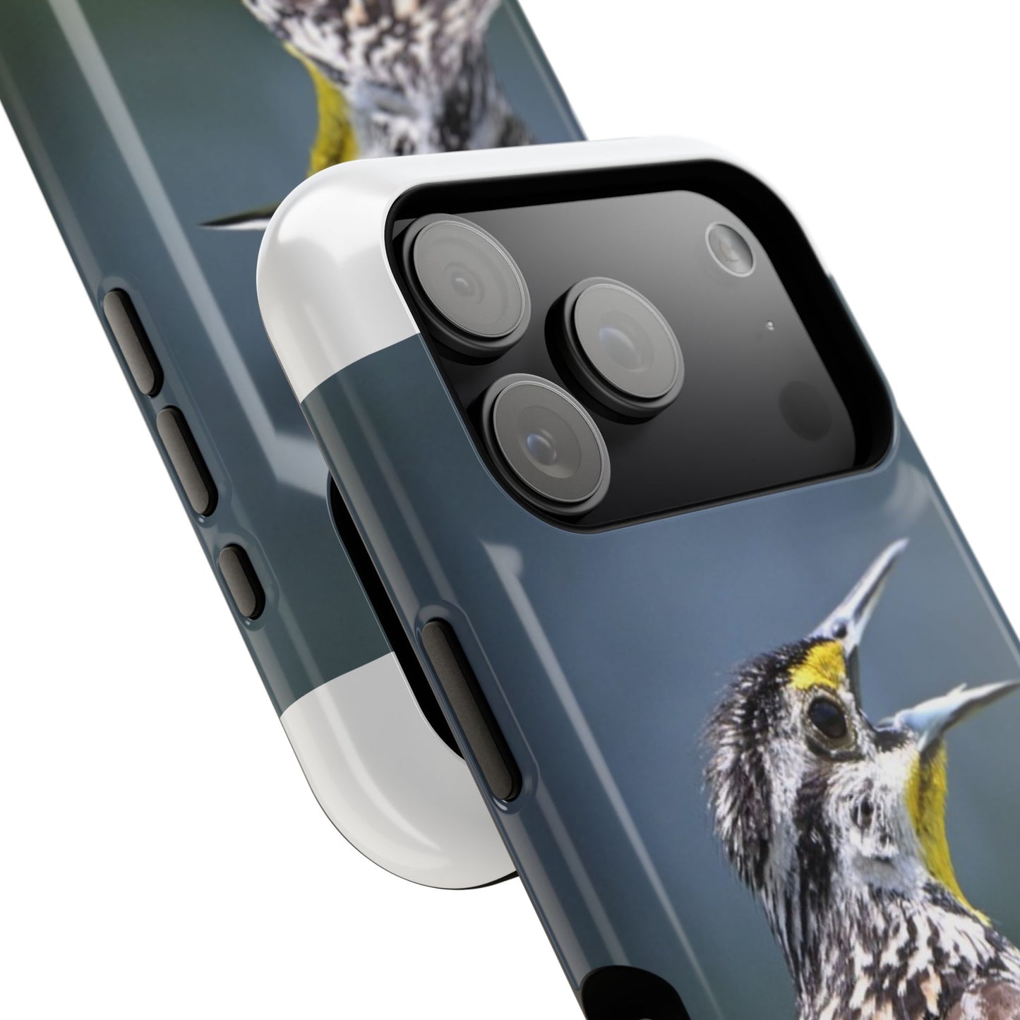 Western Meadowlark Photo Phone Case — Impact-Resistant Protective Cover