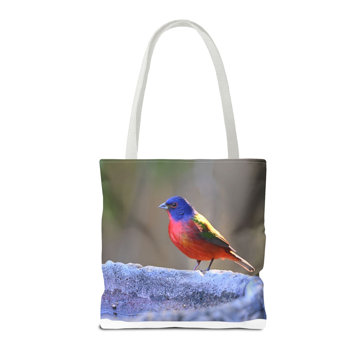 Colorful Bird Be Bold Tote Bag, Eco-Friendly Art Tote, Nature Lover Gift, Inspirational Quote Bag, Everyday Carry-All
