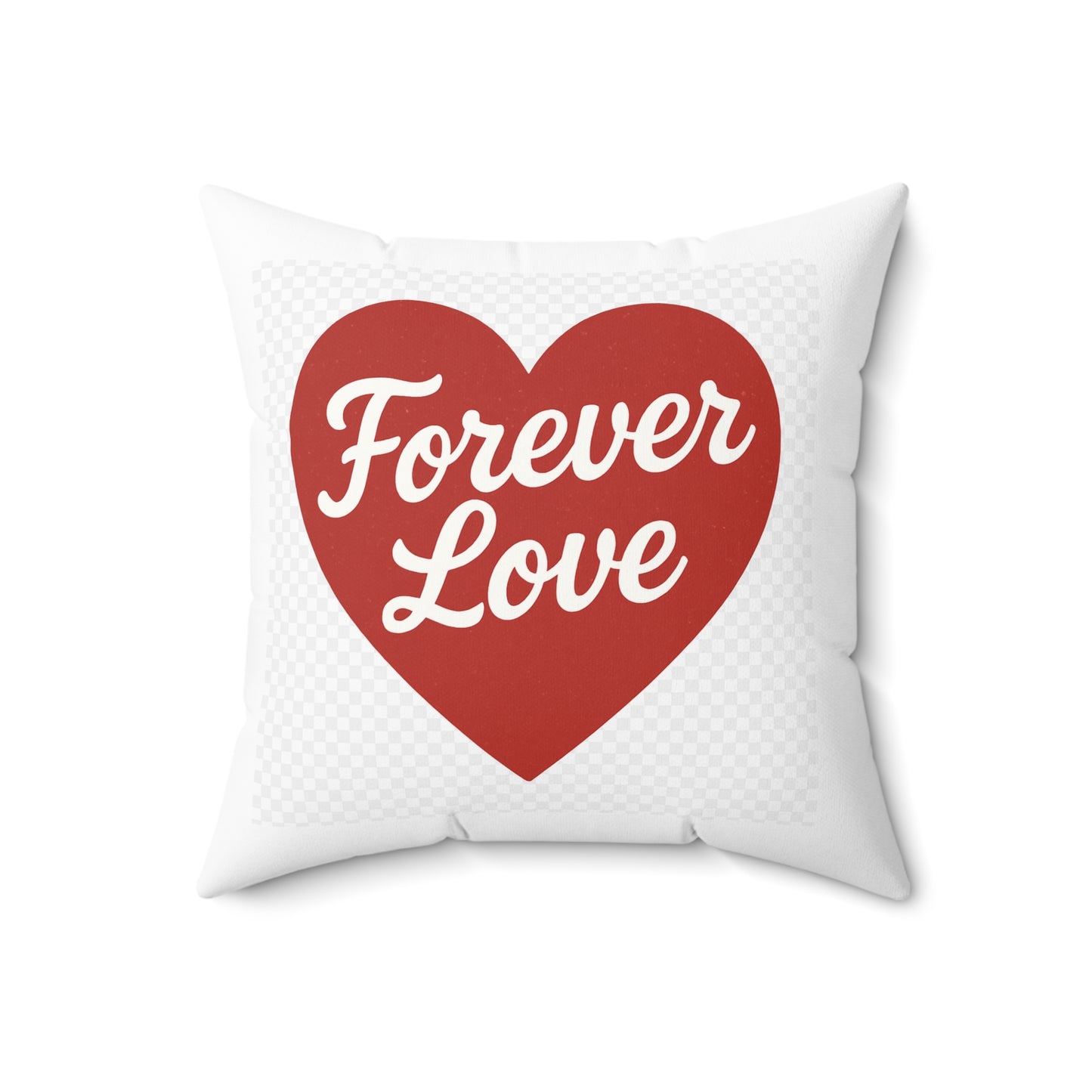 Romantic Love Pillow with Heart Design, Cozy Home Decor, Gift for Anniversary, Valentine’s Day, Wedding, Engagement, Forever Love