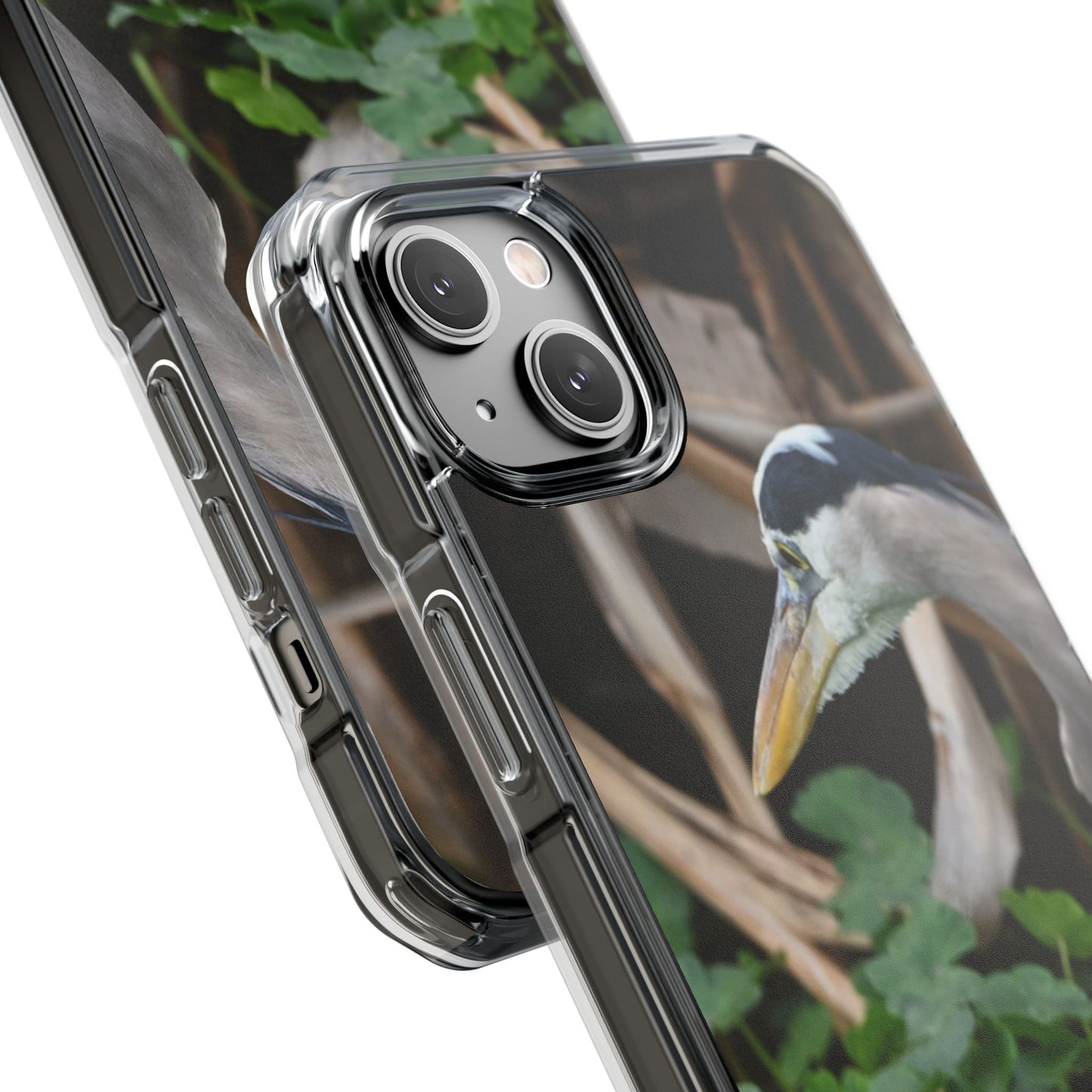 Great Blue Heron Phone Case with Clear Impact Design, Gift for Nature Lovers, Unique Phone Accessory, Protective Case, Bird Enthusiast Gift