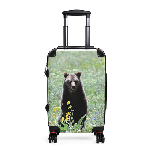 Grizzly Bear Print Suitcase - Travel Luggage for Nature Lovers, Adventure Gear, Stylish Carry-On, Gift for Travelers, Vacation Essentials