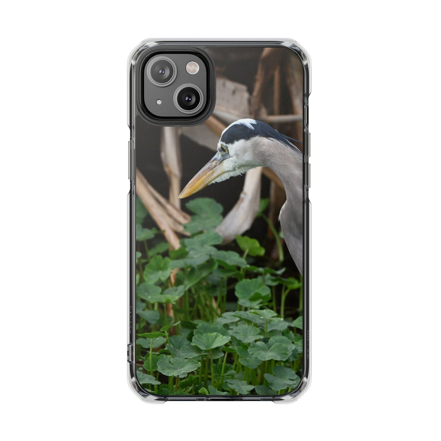 Great Blue Heron Phone Case with Clear Impact Design, Gift for Nature Lovers, Unique Phone Accessory, Protective Case, Bird Enthusiast Gift