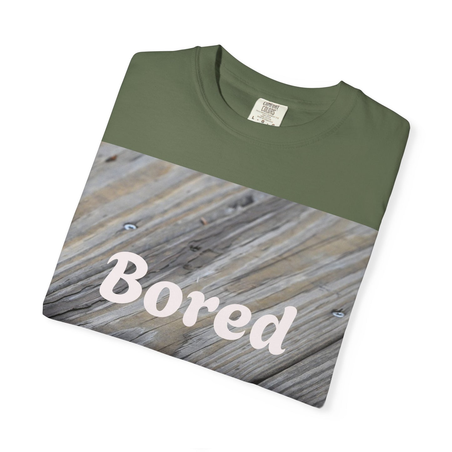 Bored Unisex Garment-Dyed T-Shirt, Casual Tee, Relaxed Shirt, Gift for Teens, Everyday Wear, Comfortable Clothing
