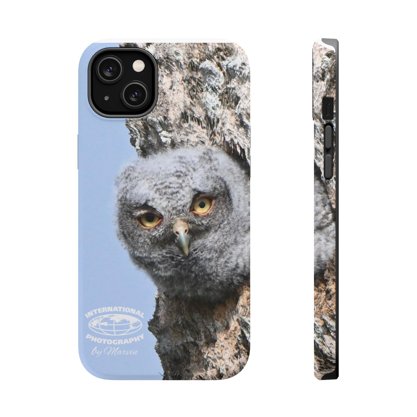 Owl Magnetic Tough Case, Wildlife Phone Case, Nature Lover Gift, Eco-Friendly Phone Cover, Customizable Phone Accessory