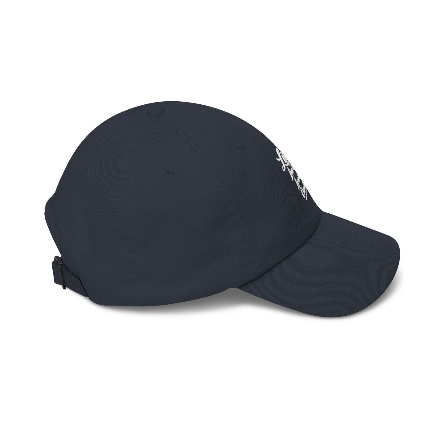 Classic Dad Cap – Minimal Embroidered White Baseball Hat