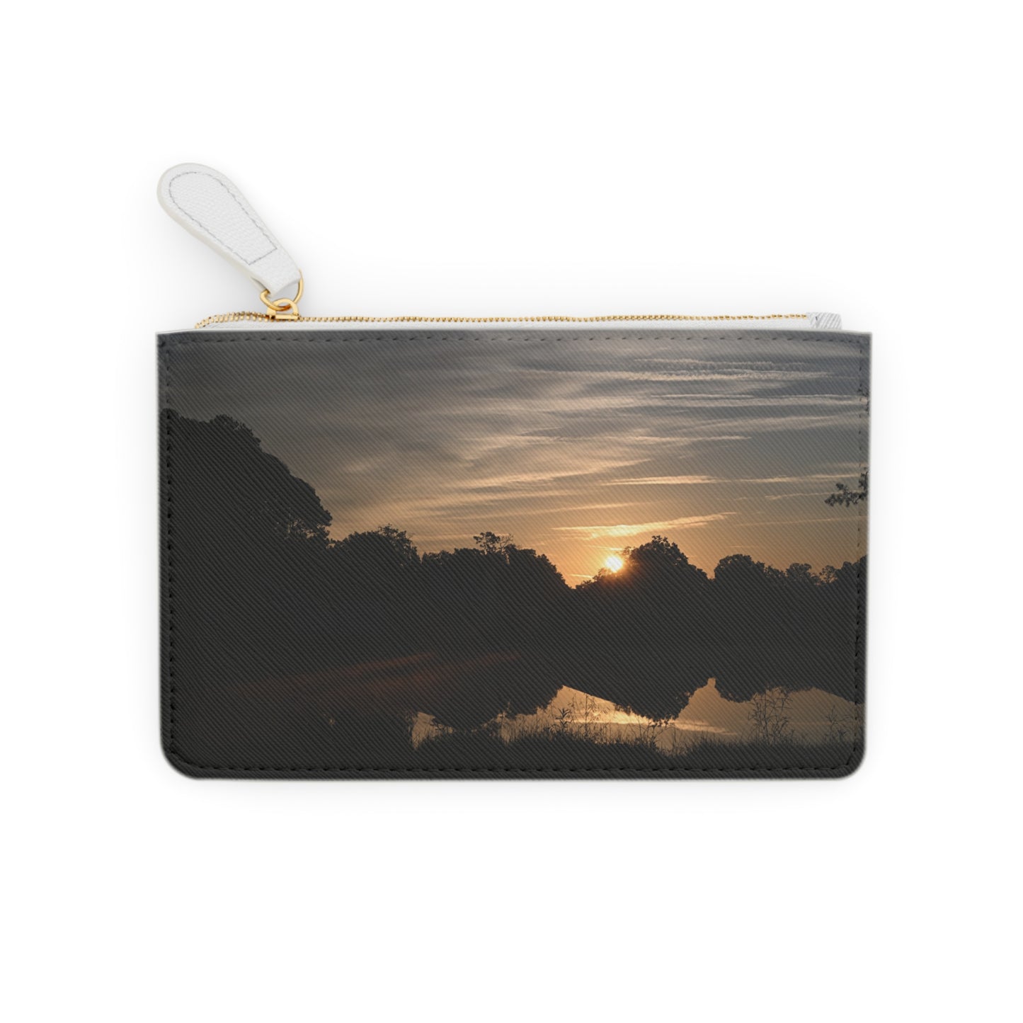 Sunset Reflection Mini Clutch Bag | Travel Accessory, Evening Out, Gift for Her, Nature Lover's Purse, Eco-Friendly Fashion
