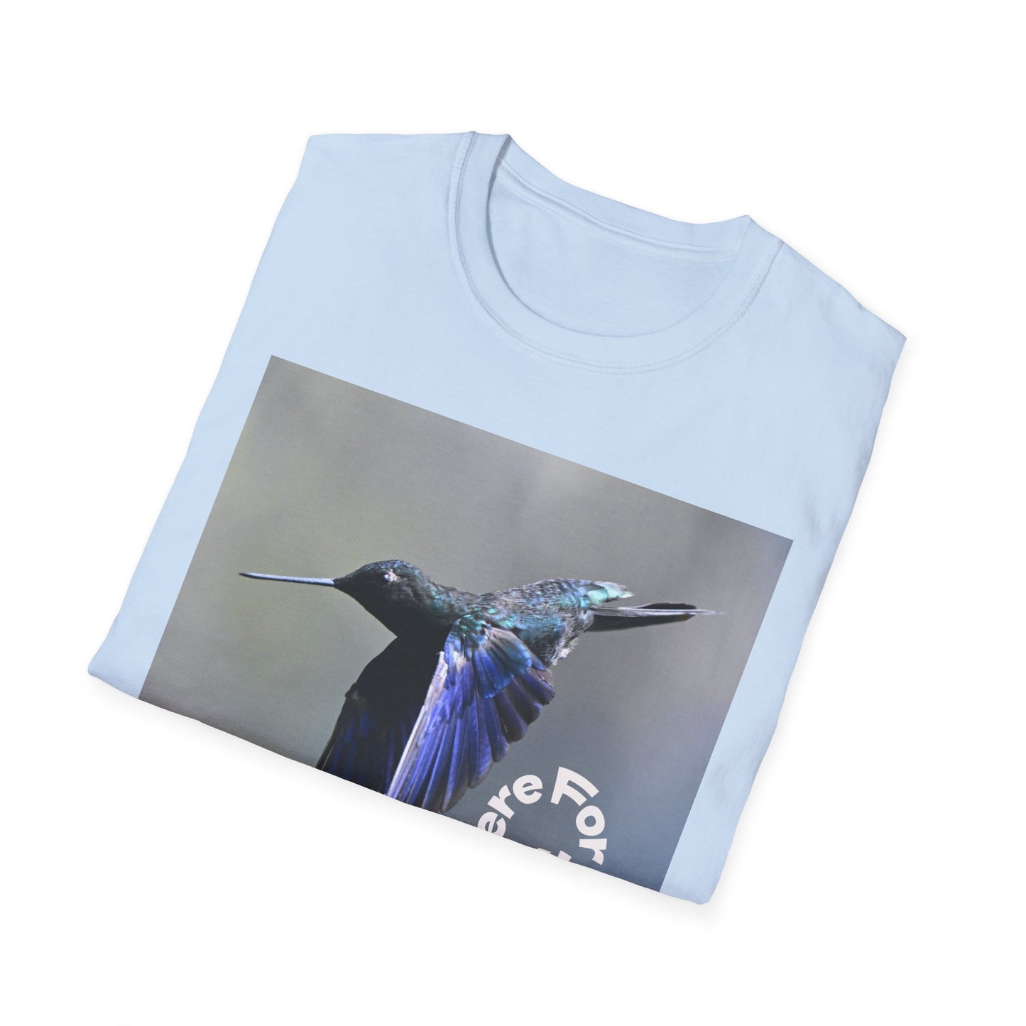 Hummingbird Photo Tee — "For the Tiny Moments" Nature T-Shirt