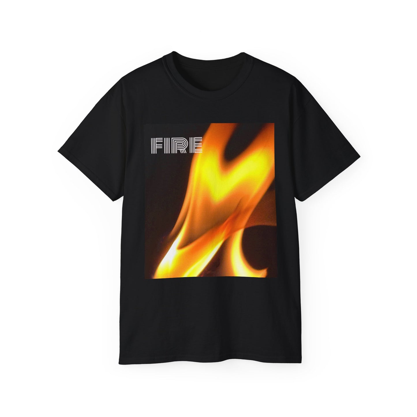 Fiery Vibes Unisex Ultra Cotton Tee, Graphic Tee, Streetwear, Casual Wear, Gift for Her, Gift for Him