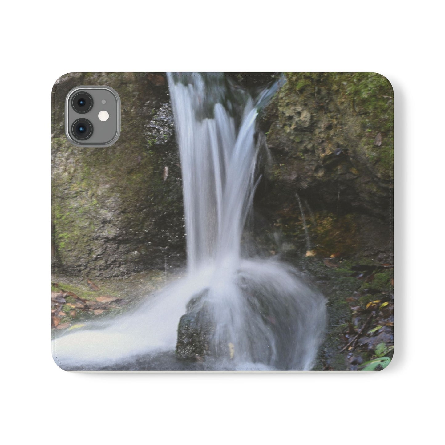Scenic Waterfall Flip Case, Nature Phone Wallet, Eco-Friendly Phone Accessory, Gift for Nature Lovers, Travel Must-Have