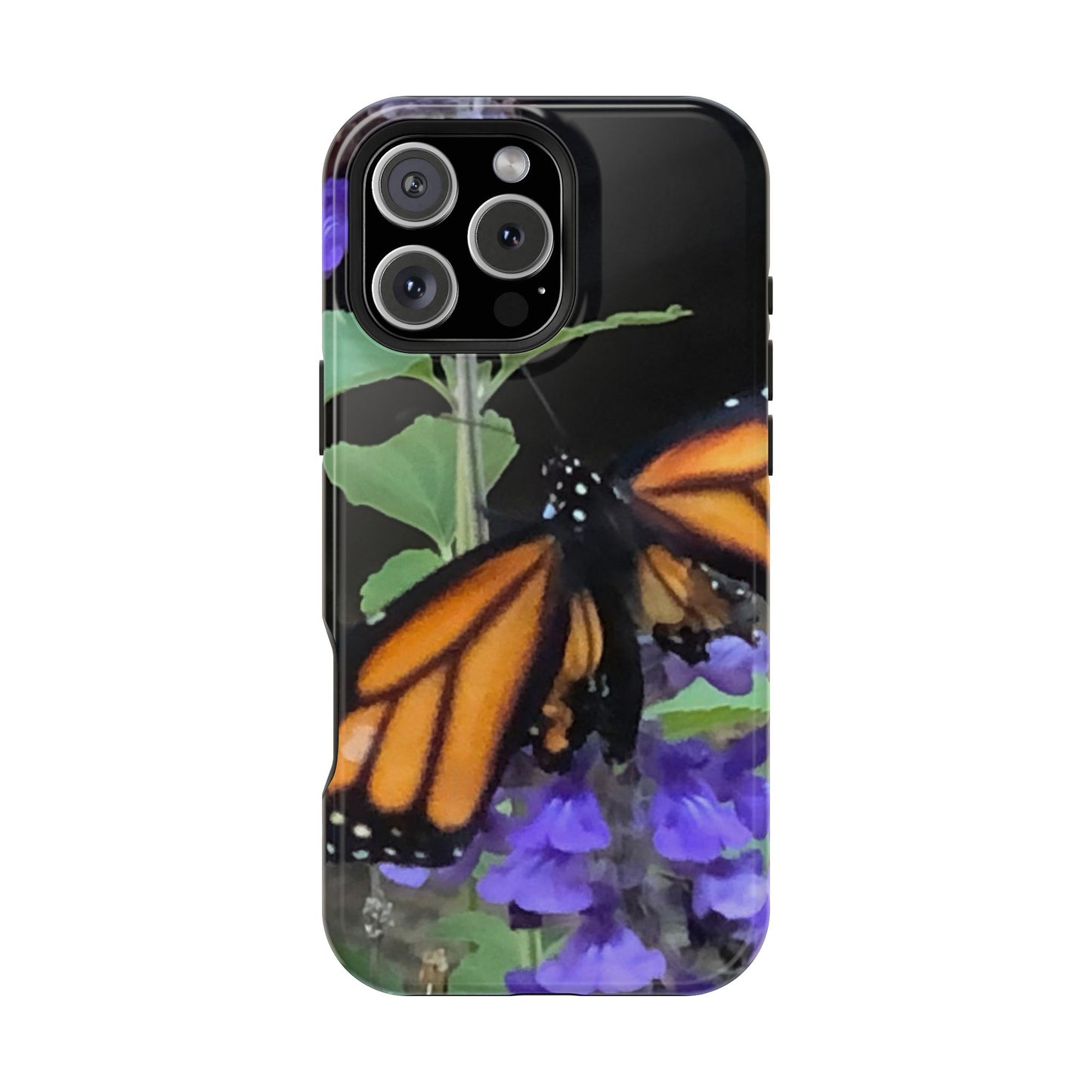 Butterfly Floral Magnetic Tough Cases, Nature Phone Cases, Gift for Nature Lovers, Eco-Friendly Cell Phone Case, Unique Smartphone Accessory