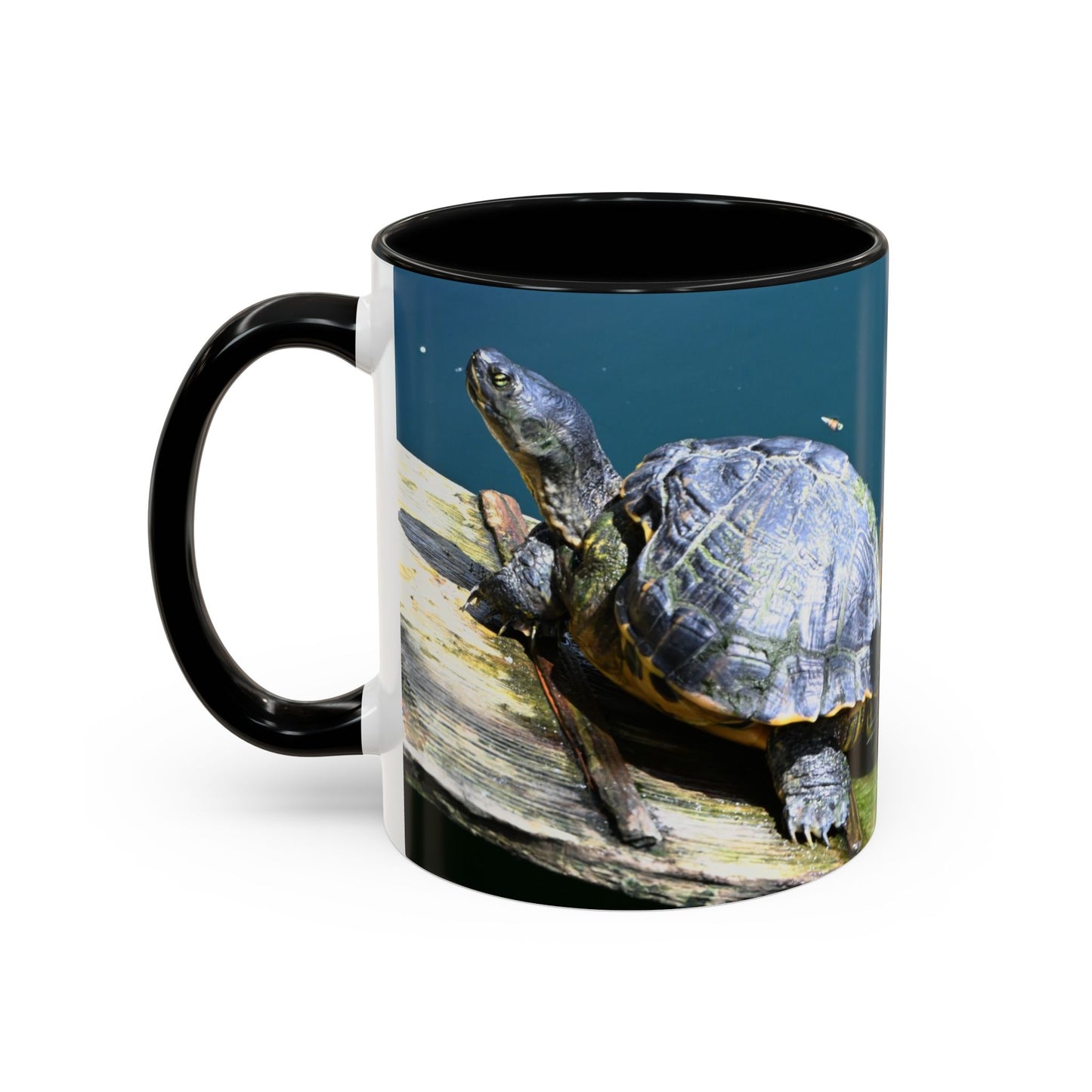 Friends Forever Turtle Accent Coffee Mug — 11/15oz Gift for Animal Lovers