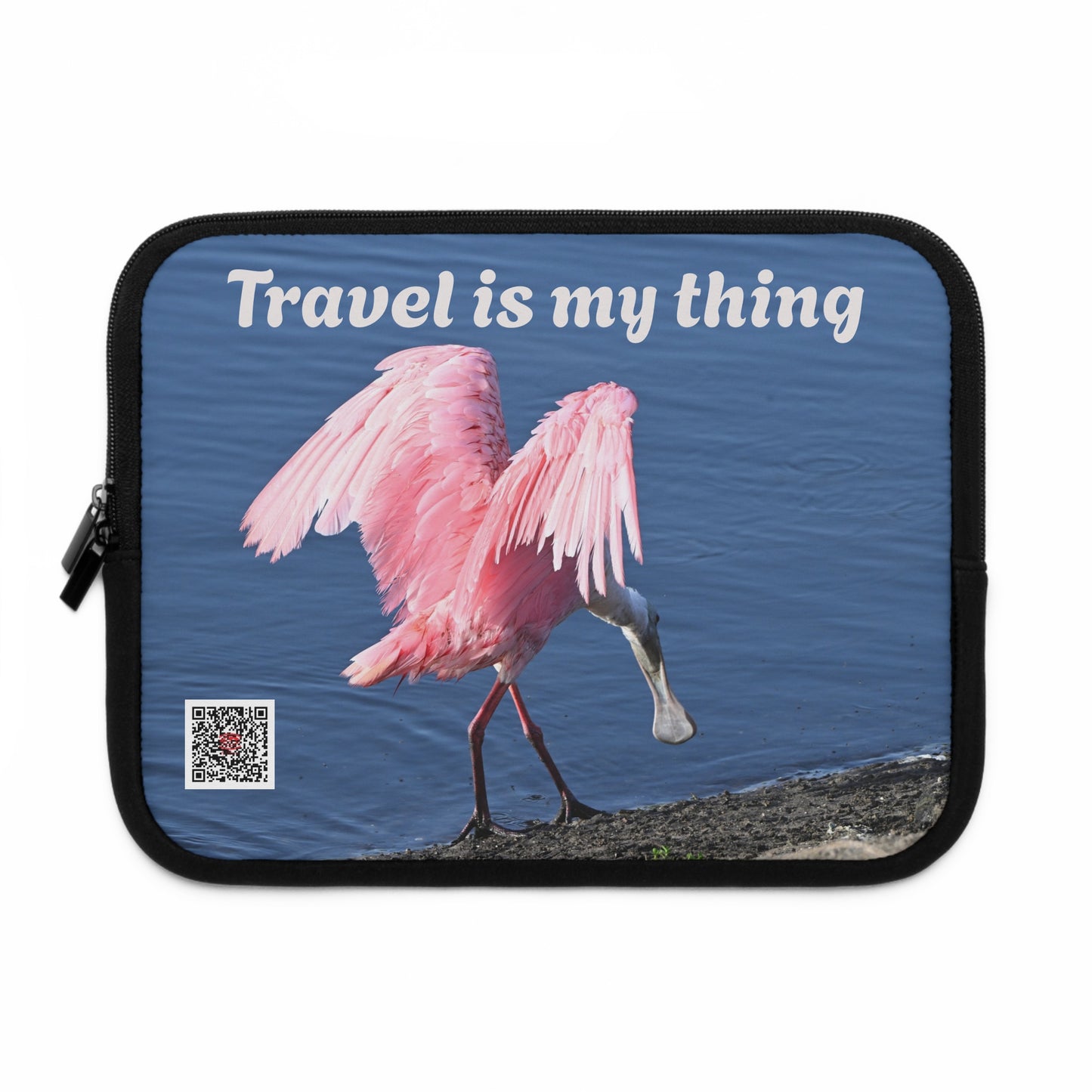Travel-Inspired Laptop Sleeve - Perfect Gift for Travelers, Laptop Case, Tech Accessory, Unique Gift, Travel Enthusiast