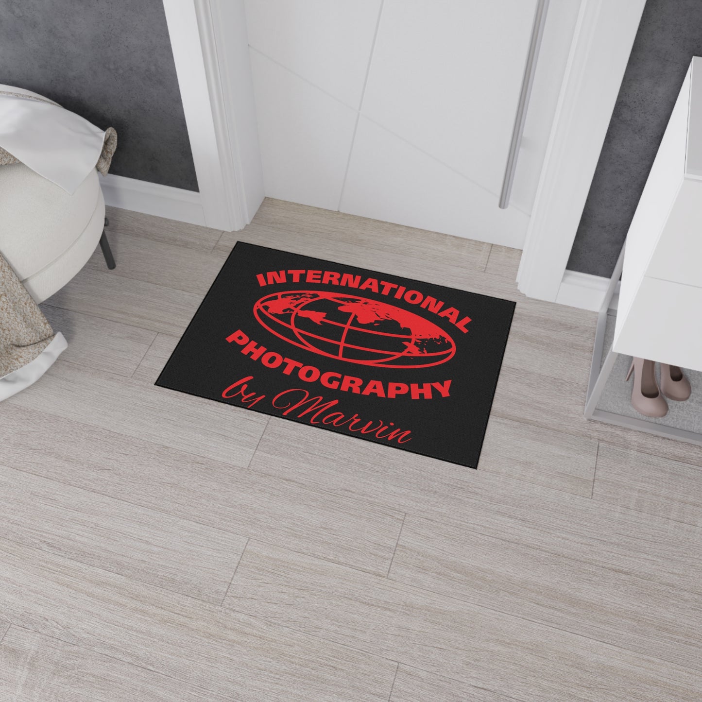 Heavy Duty Floor Mat - International Photography Decor, Photography Studio Accessory, Custom Welcome Mat, Gift for Photographers, [...]