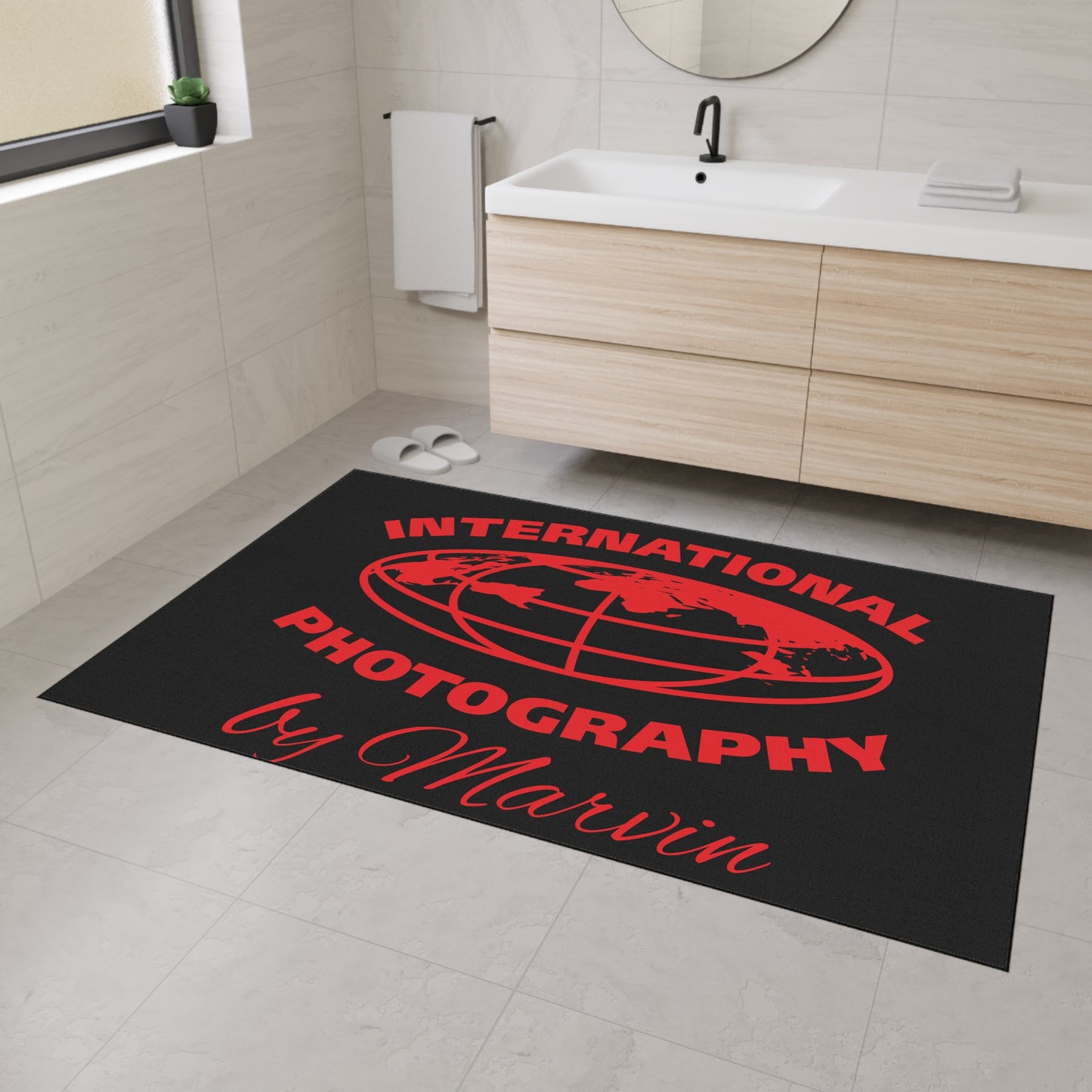 Heavy Duty Floor Mat - International Photography Decor, Photography Studio Accessory, Custom Welcome Mat, Gift for Photographers, [...]