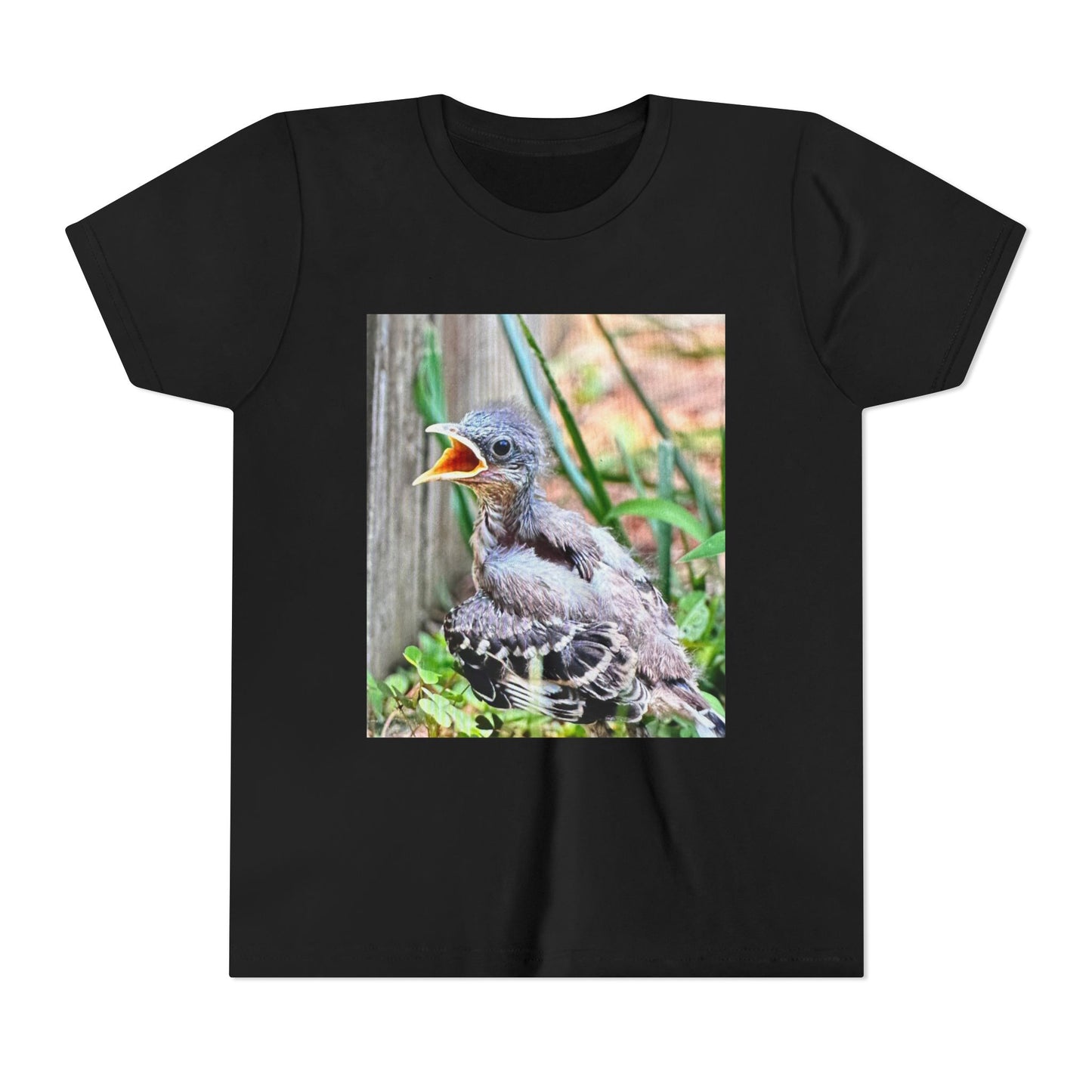 Youth Bird Graphic Tee - Cute Baby Bird T-Shirt, Nature Lovers Gift, Kids Apparel, Animal Tee, Spring Fashion, Eco-Friendly