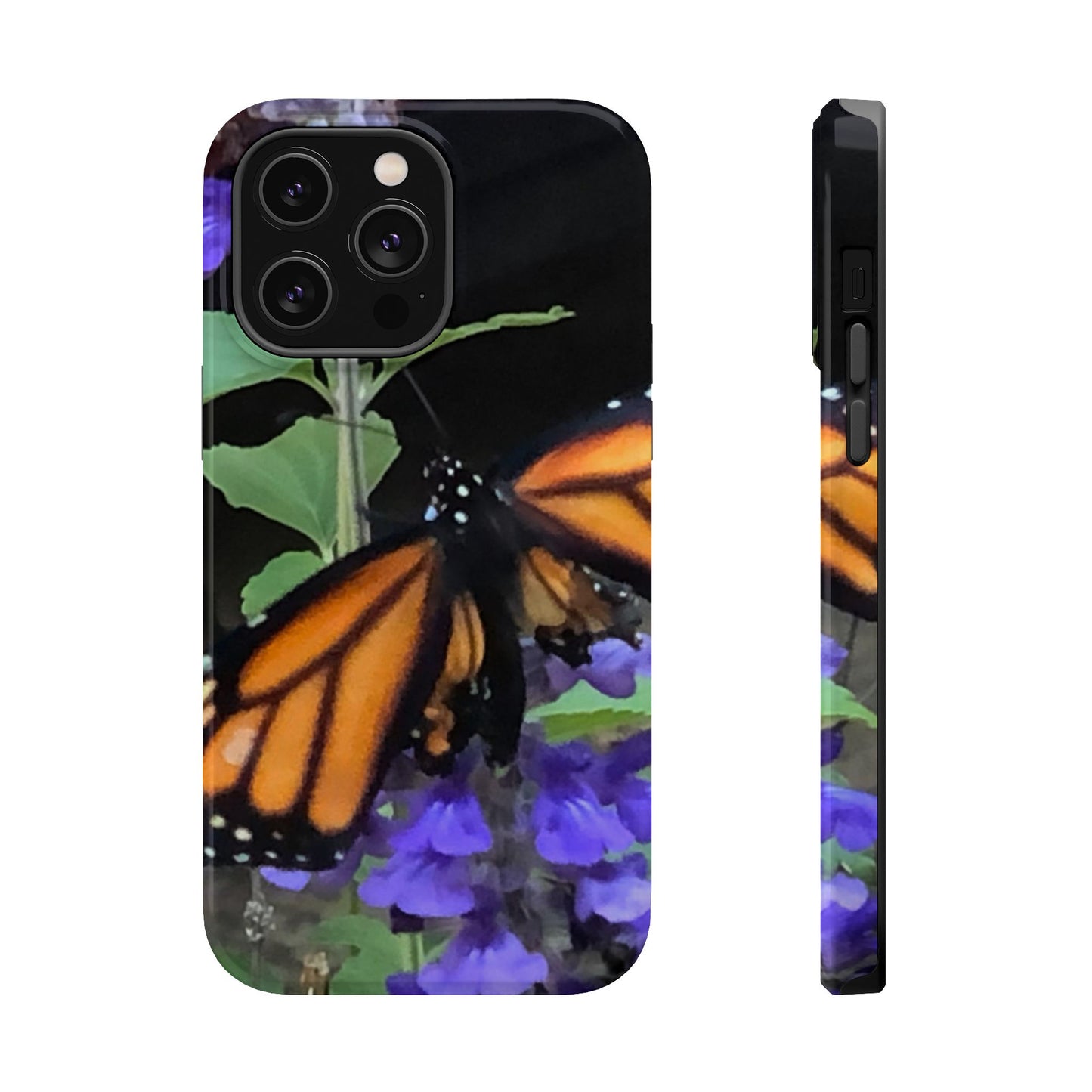 Butterfly Floral Magnetic Tough Cases, Nature Phone Cases, Gift for Nature Lovers, Eco-Friendly Cell Phone Case, Unique Smartphone Accessory
