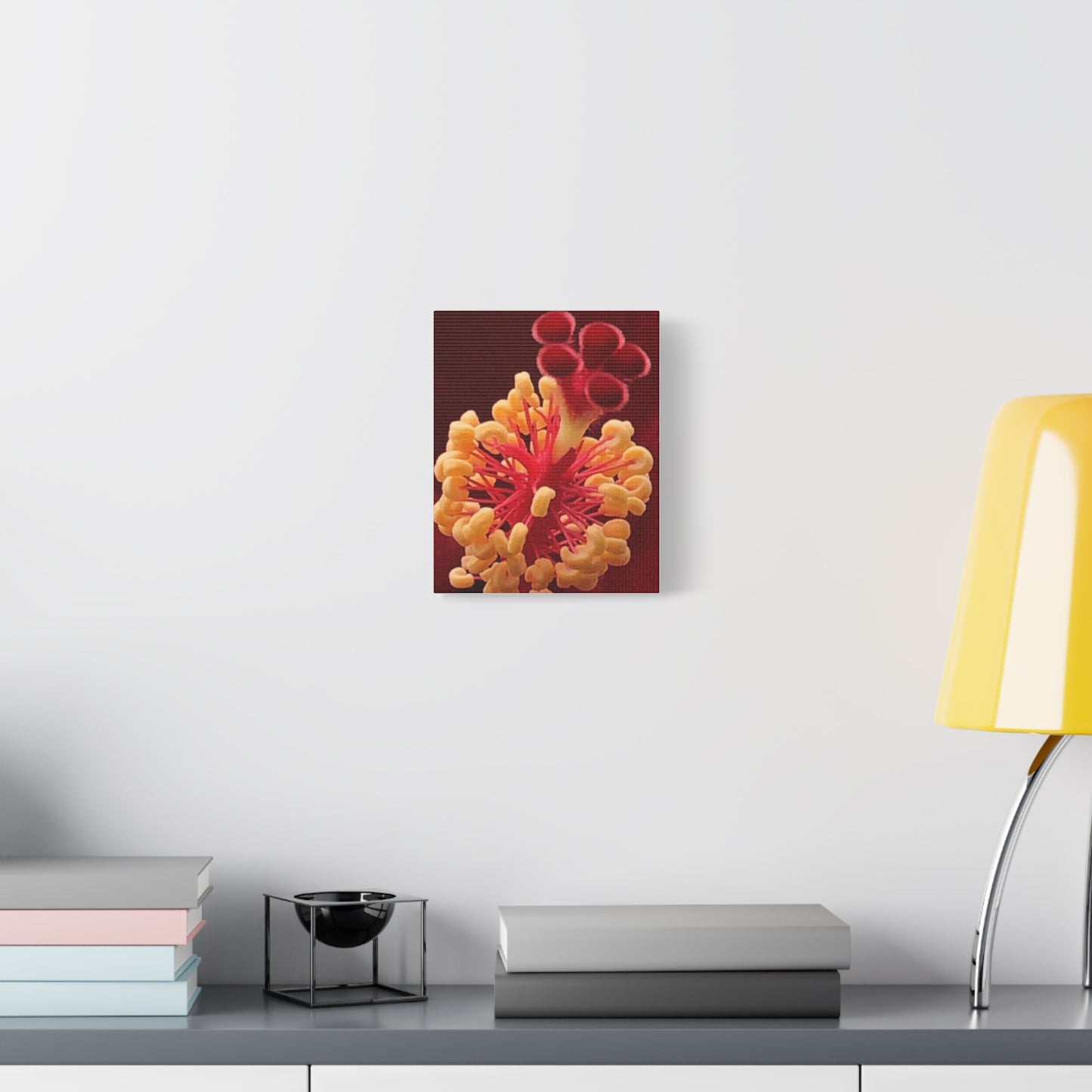 Floral Canvas Art Print, Stretched Wall Decor, Home Decor, Botanical Artwork, Modern Wall Art, Gift for Flower Lovers