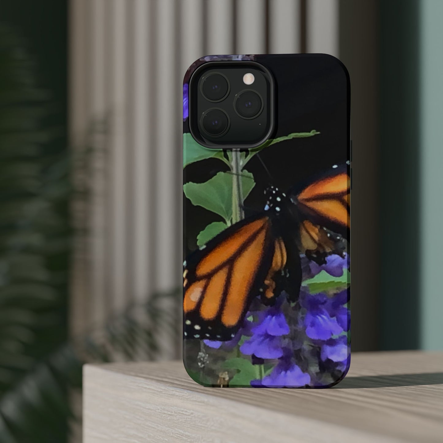Butterfly Floral Magnetic Tough Cases, Nature Phone Cases, Gift for Nature Lovers, Eco-Friendly Cell Phone Case, Unique Smartphone Accessory