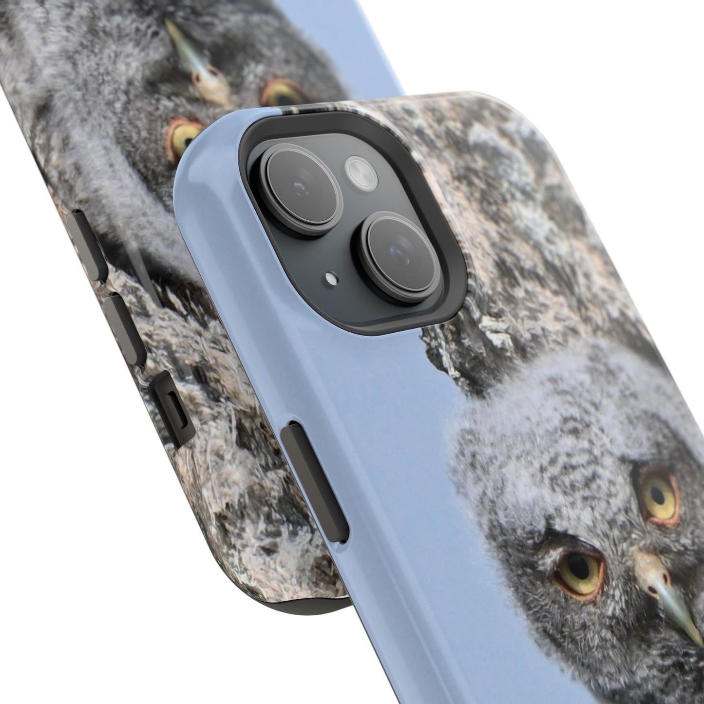 Owl Magnetic Tough Case, Wildlife Phone Case, Nature Lover Gift, Eco-Friendly Phone Cover, Customizable Phone Accessory
