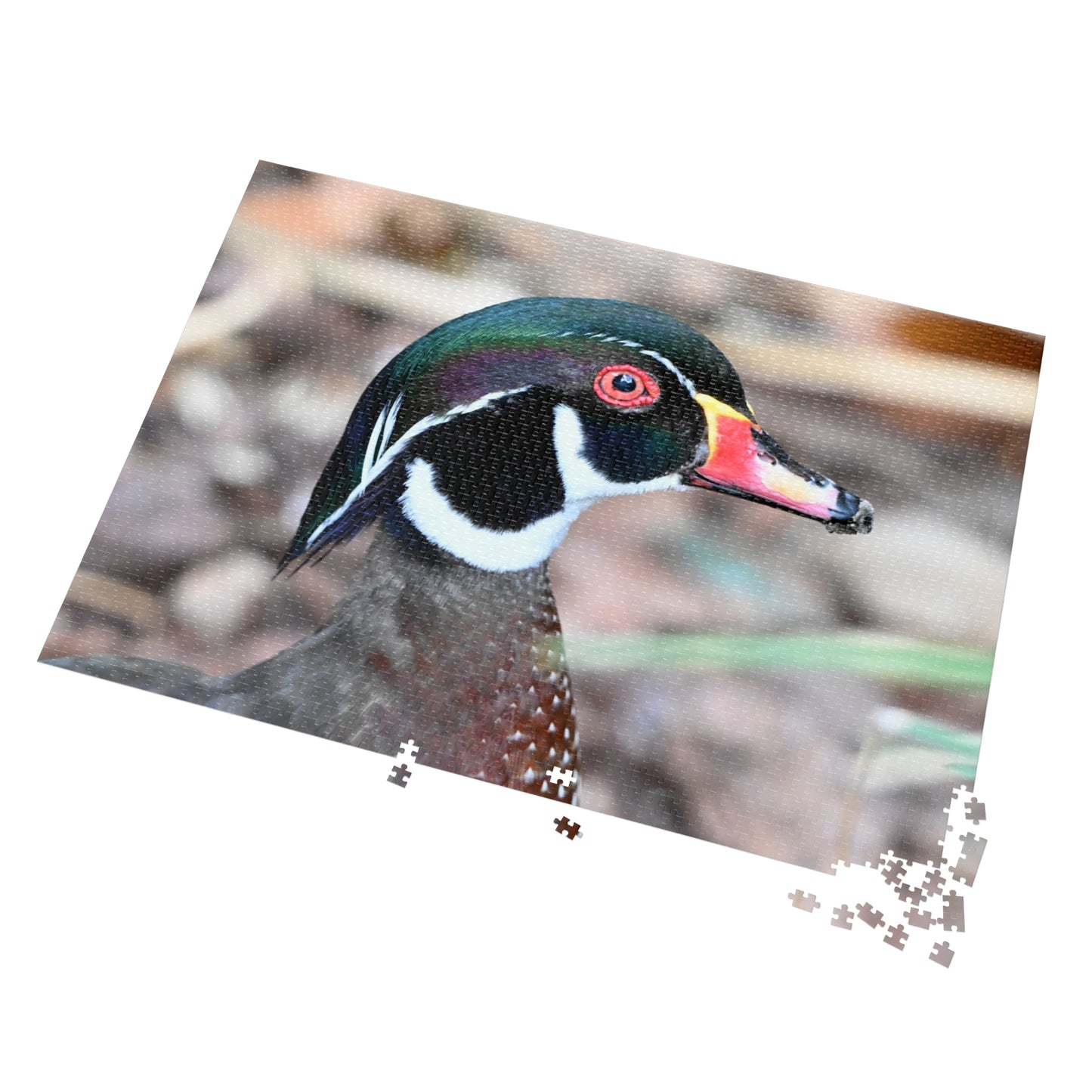 Wood Duck Puzzle, Relaxing Jigsaw Game, Unique Gift for Nature Lovers, Fun Family Activity, Bird Enthusiast Puzzle