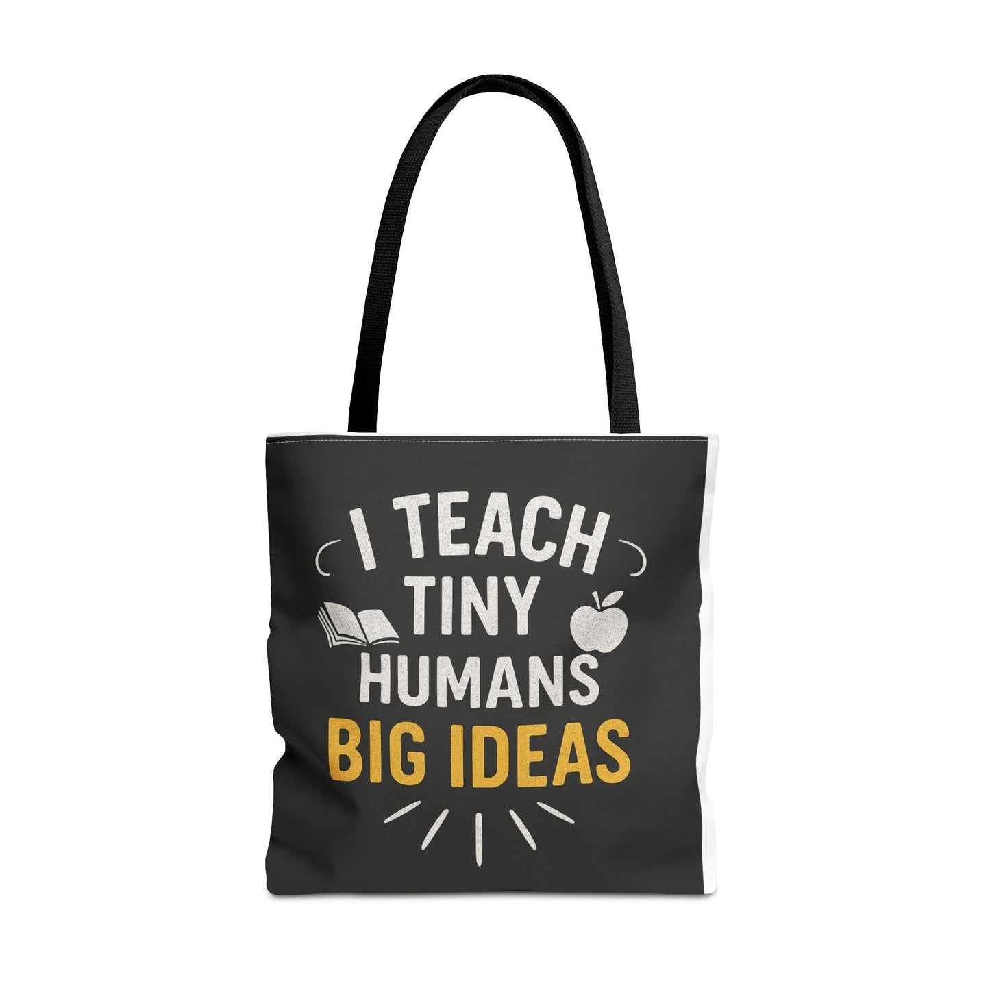 Inspirational Teacher Tote Bag - I Teach Tiny Humans Big Ideas, Perfect for Educators, Back to School, Classroom Essentials, Gifts for [...]