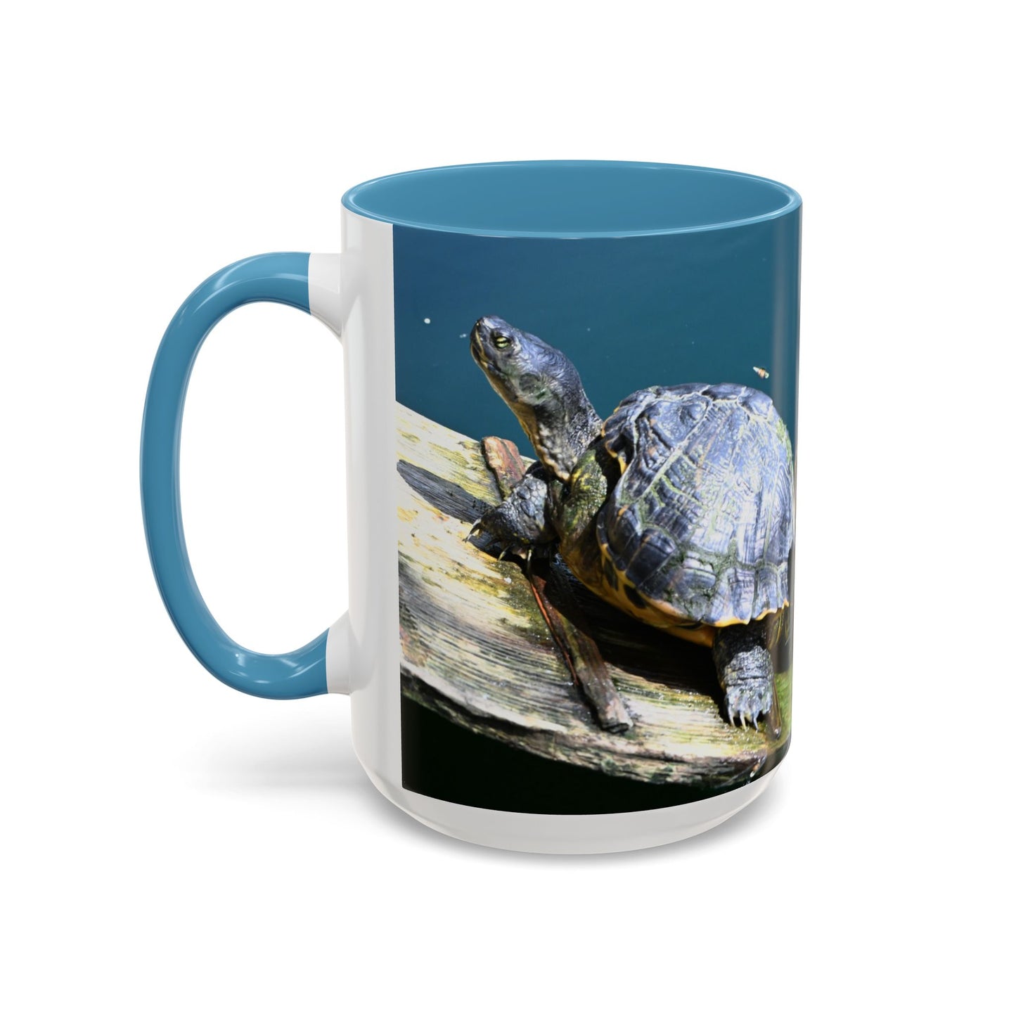 Friends Forever Turtle Accent Coffee Mug — 11/15oz Gift for Animal Lovers