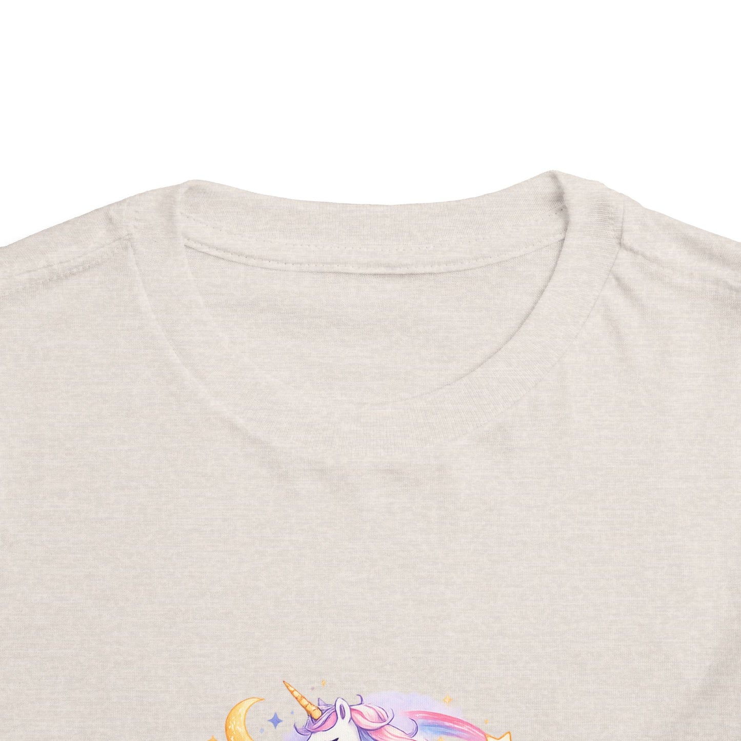 Toddler Tee — Dream Big Always Unicorn Graphic