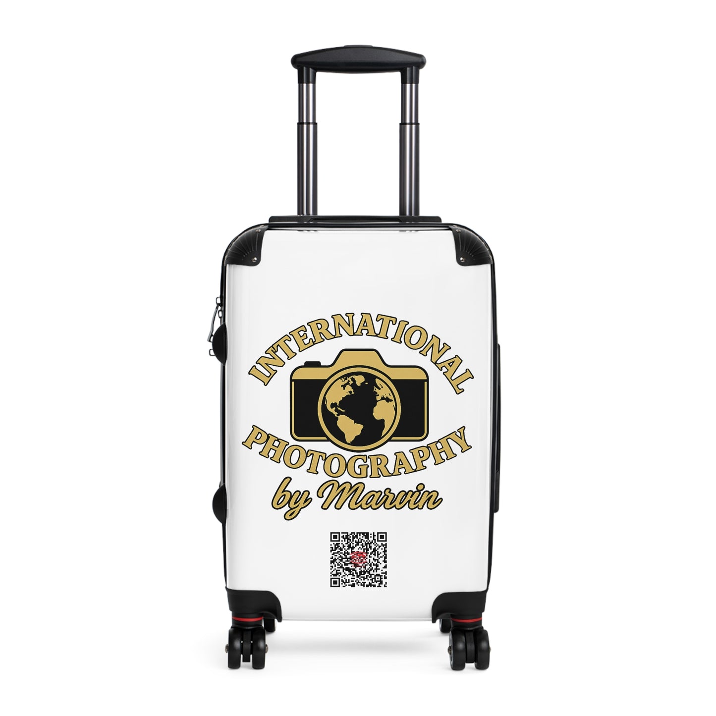 Photography Suitcase – "International Photography by Marvin" Travel Luggage
