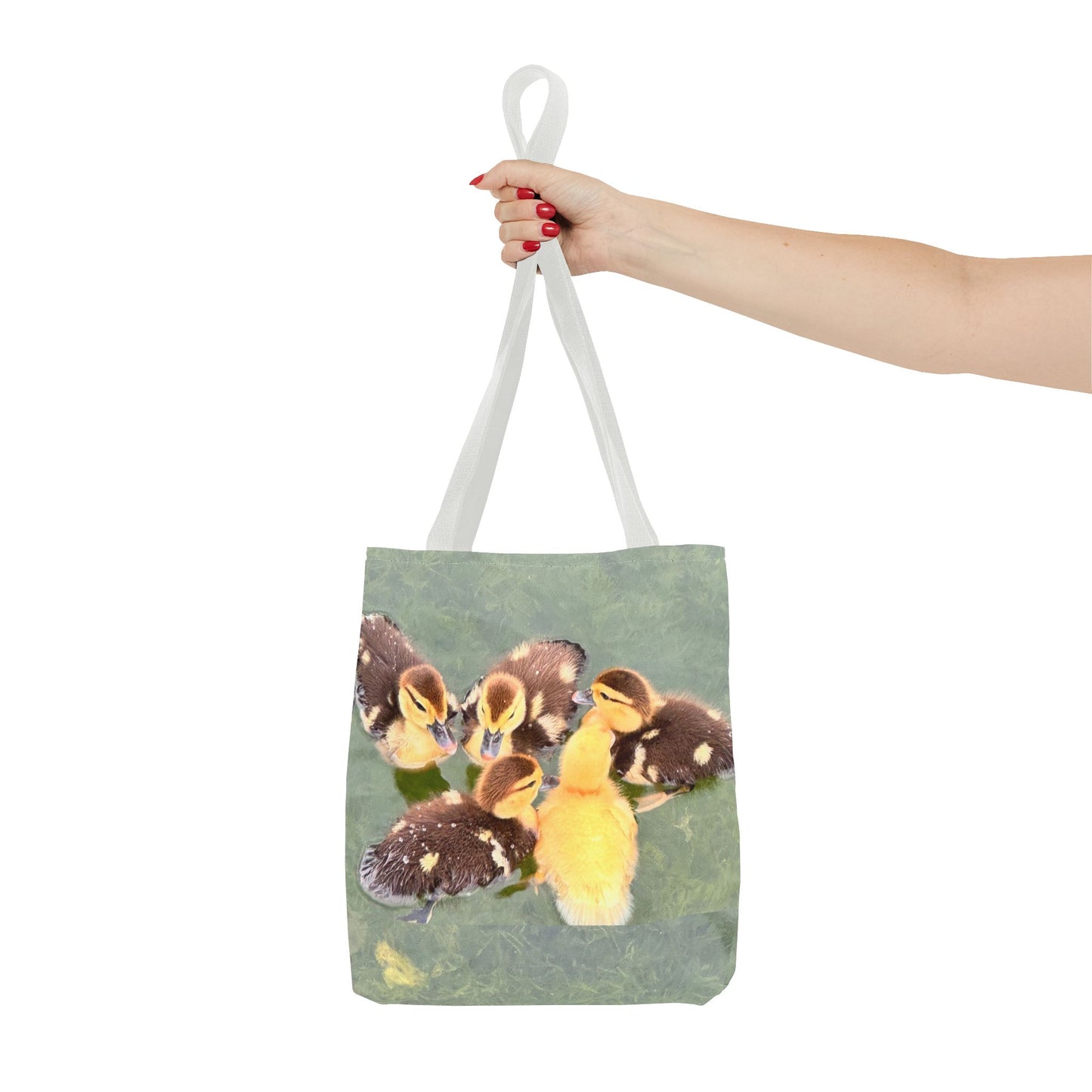 Charming Duckling Tote Bag | Cute Bag for Animal Lovers, Spring Gift, Shopping Bag, Eco-Friendly, Perfect for Mother's Day