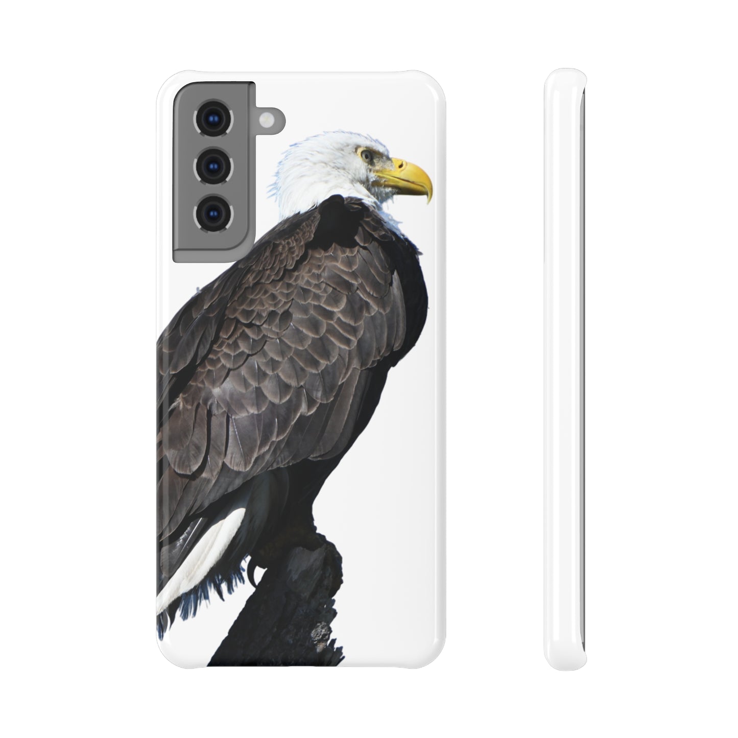 Eagle Slim Snap Case, Wildlife Phone Cover, Nature Lover Gift, Bird Photography Case, Outdoor Enthusiast Accessory