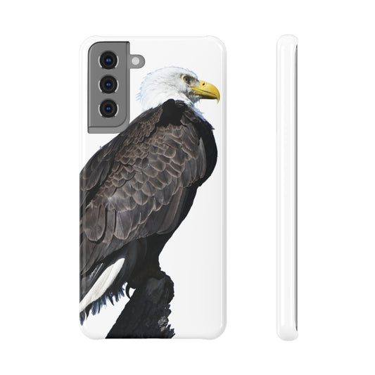 Eagle Slim Snap Case, Wildlife Phone Cover, Nature Lover Gift, Bird Photography Case, Outdoor Enthusiast Accessory