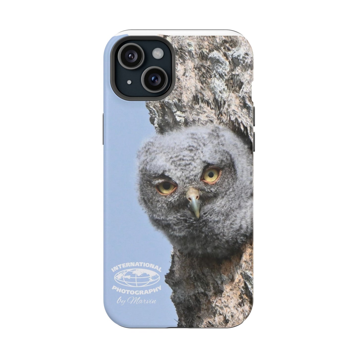 Owl Magnetic Tough Case, Wildlife Phone Case, Nature Lover Gift, Eco-Friendly Phone Cover, Customizable Phone Accessory