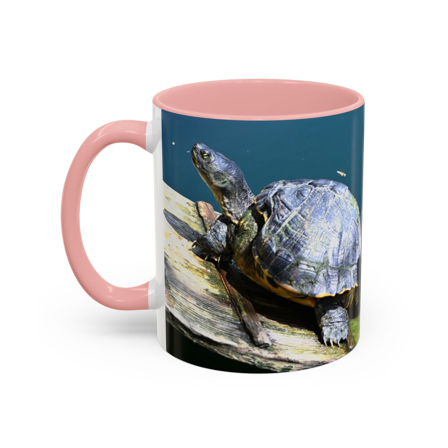 Friends Forever Turtle Accent Coffee Mug — 11/15oz Gift for Animal Lovers