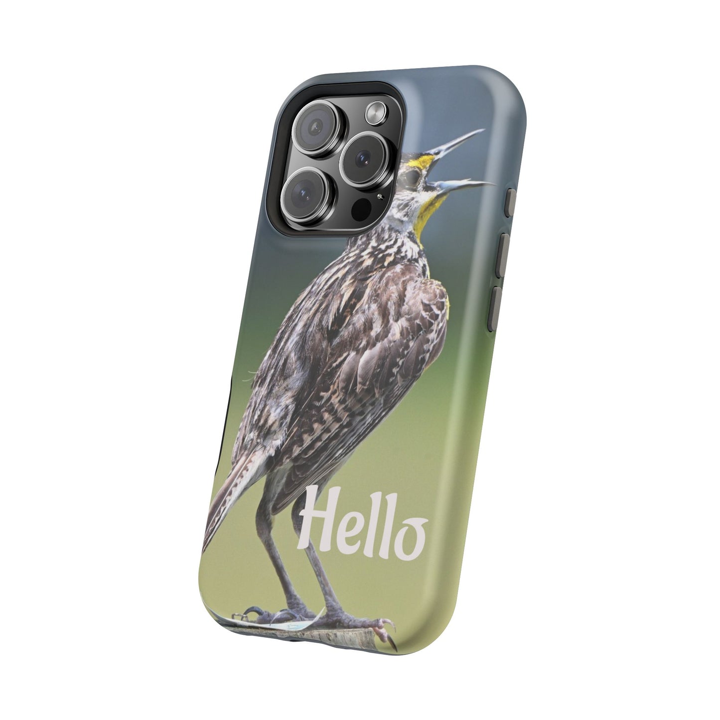Bird-Themed Magnetic Tough Cases with 'Hello', Stylish Phone Protectors, Gifts for Nature Lovers, Birdwatching Accessories, Wildlife [...]