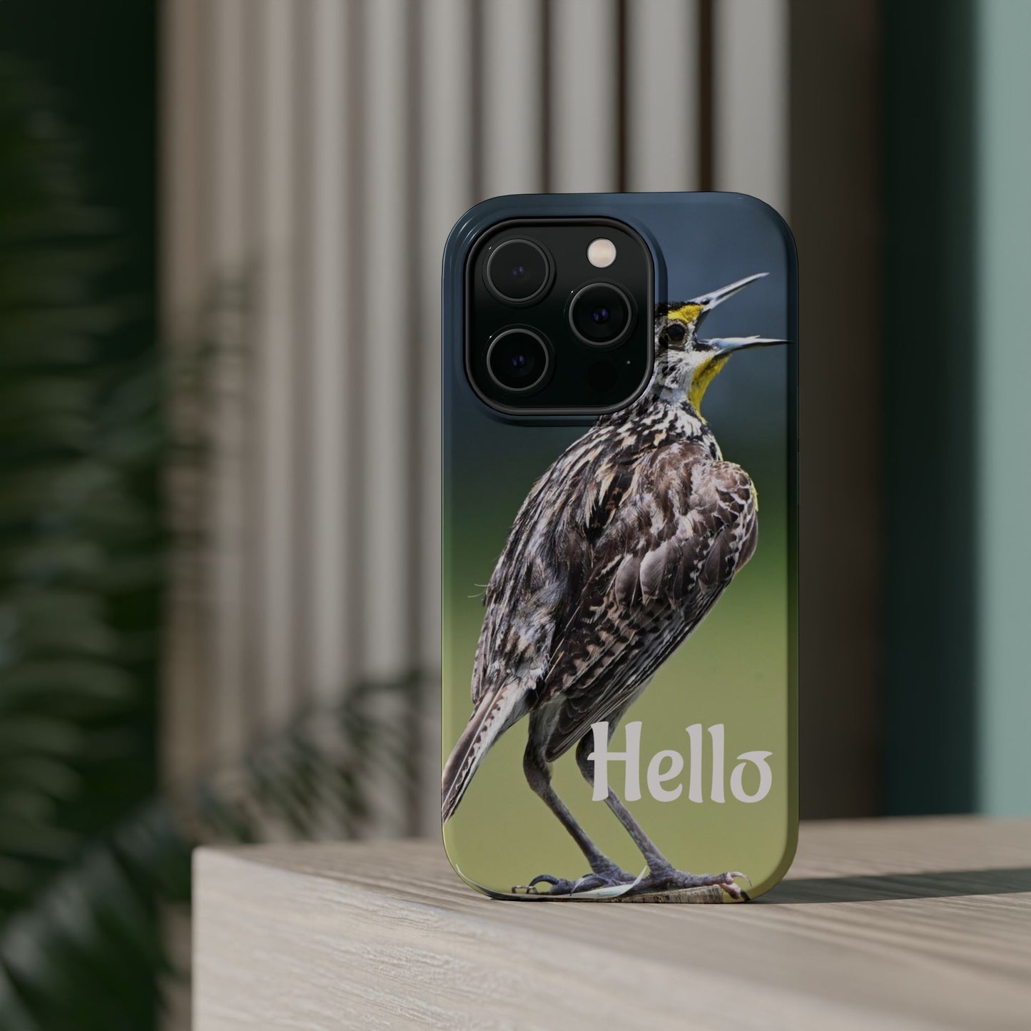 Bird-Themed Magnetic Tough Cases with 'Hello', Stylish Phone Protectors, Gifts for Nature Lovers, Birdwatching Accessories, Wildlife [...]