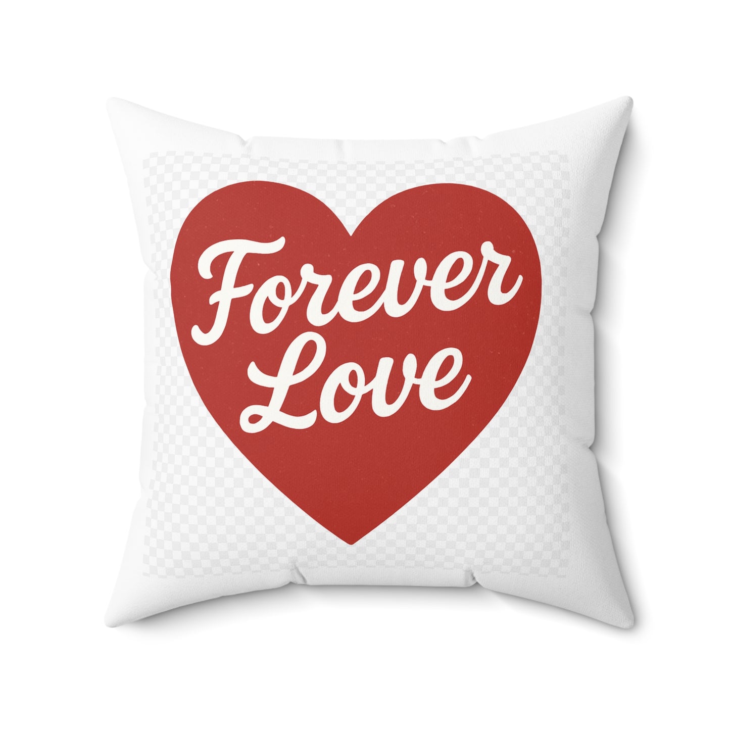 Romantic Love Pillow with Heart Design, Cozy Home Decor, Gift for Anniversary, Valentine’s Day, Wedding, Engagement, Forever Love