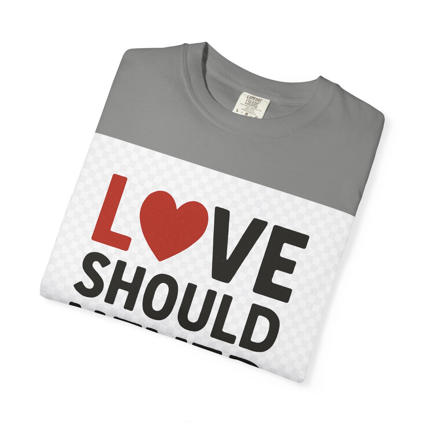 Love Should Never Hurt Unisex T-Shirt, Empowerment Tee, Gift for Couples, Awareness Shirt, Casual Comfort Wear