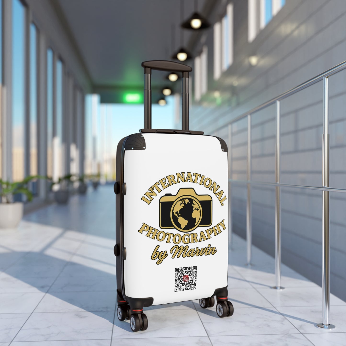 Photography Suitcase – "International Photography by Marvin" Travel Luggage