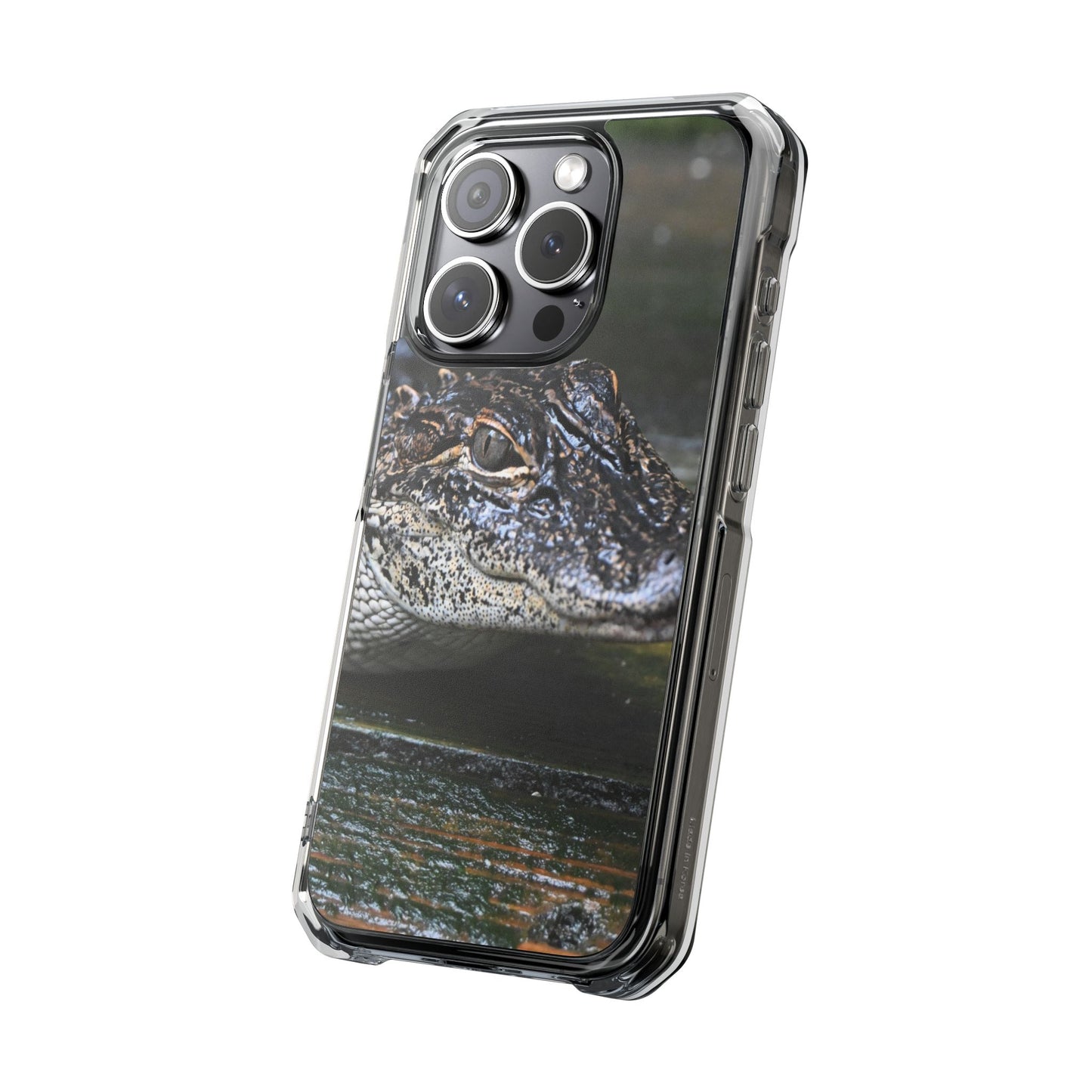 Clear Impact Phone Cases featuring Unique Wildlife Design, Alligator Art, Eco-Friendly Protection, Perfect Gift for Nature Lovers, [...]