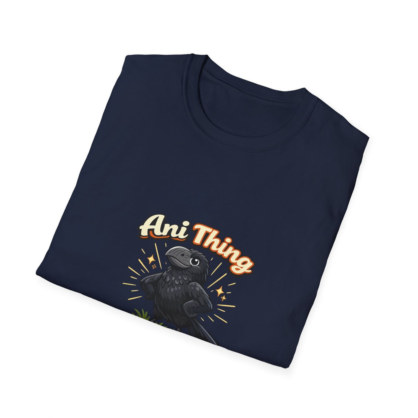 Crow Enthusiasm T-Shirt — "Any Thing Is Possible" Retro Graphic